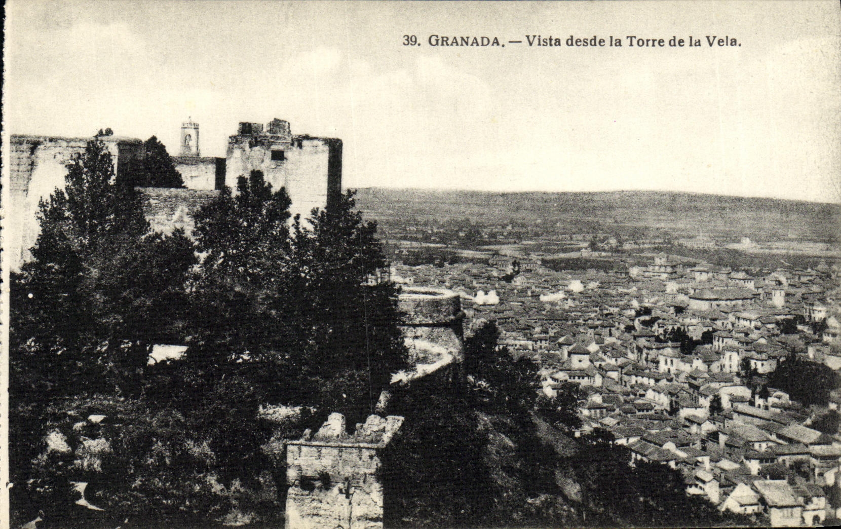 CPA Granda Vista desde la Torre de la Vela