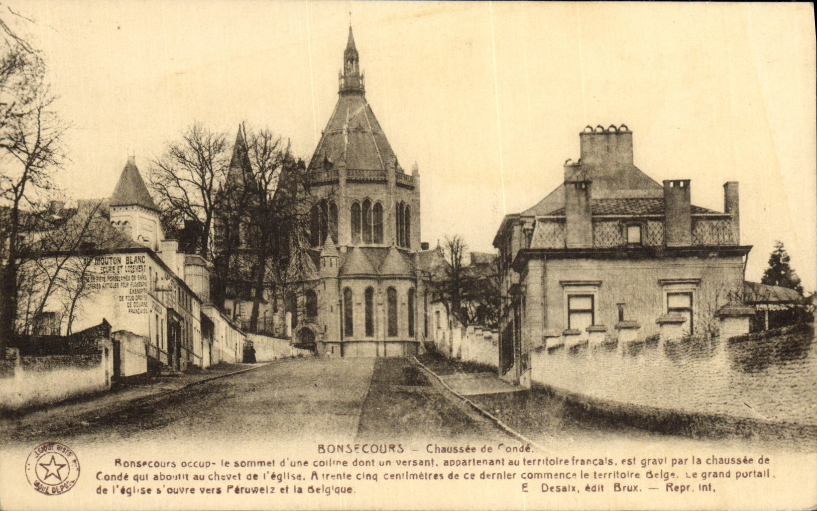 VINTAGE POSTCARD Bonsecours Fitted of Cop