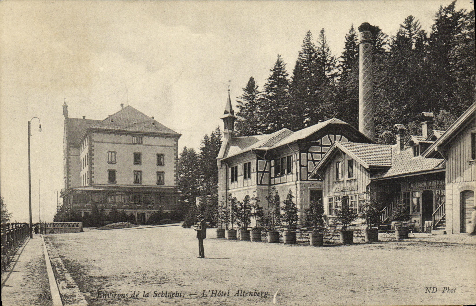 CPA Environs de la Schlucht Hotel Allenberg 