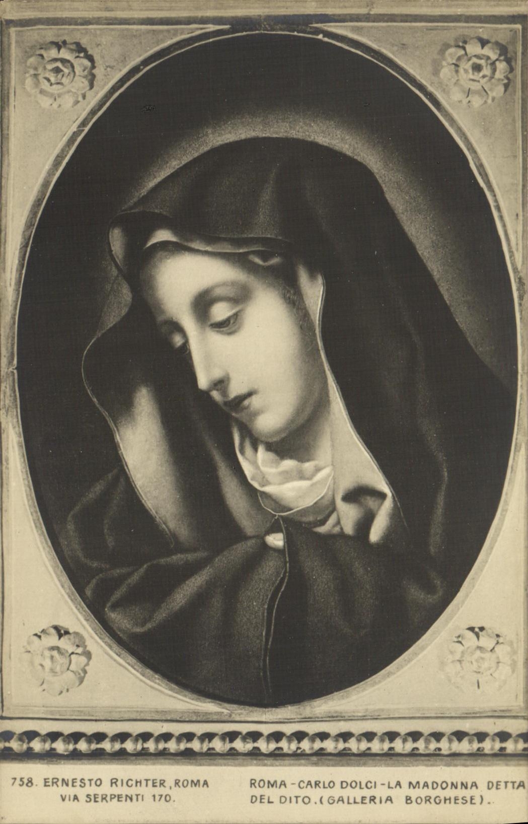 CPA Roma Carlo Dolci La Madonna Detta Del Dito