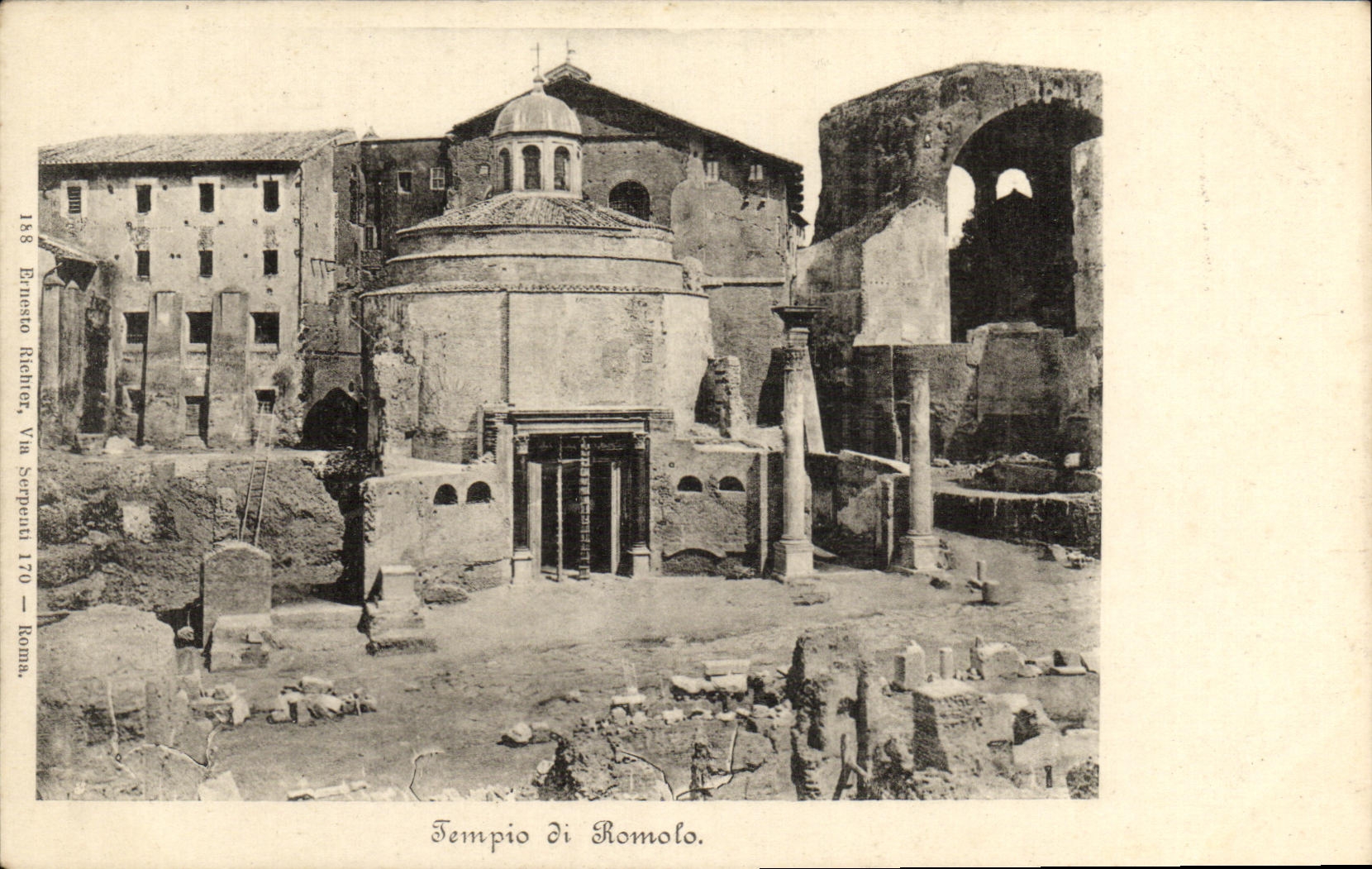 CPA Tempio di Romolo