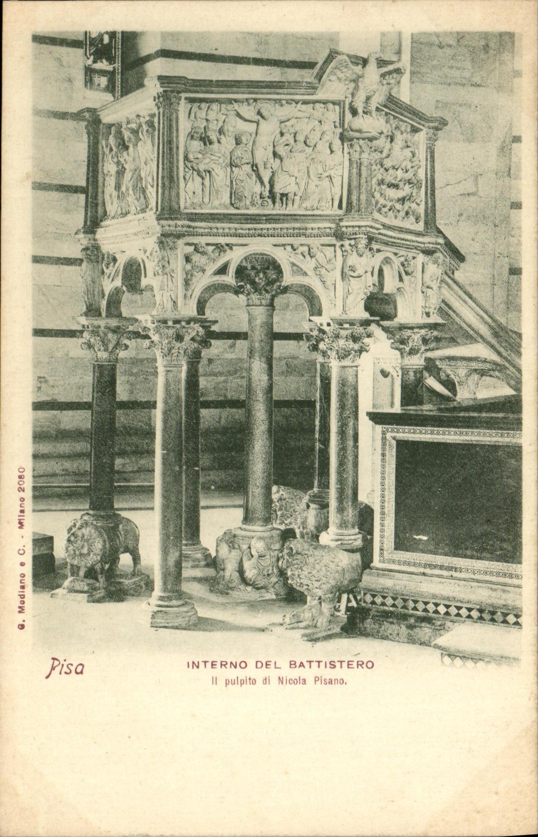 CPA Pisa Interno del Battistero