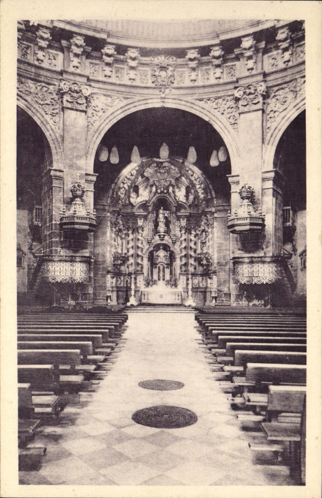 POSTAL S Ignacio De Loyola Interior de la VENDIMIA del altar de la basilica prefecto
