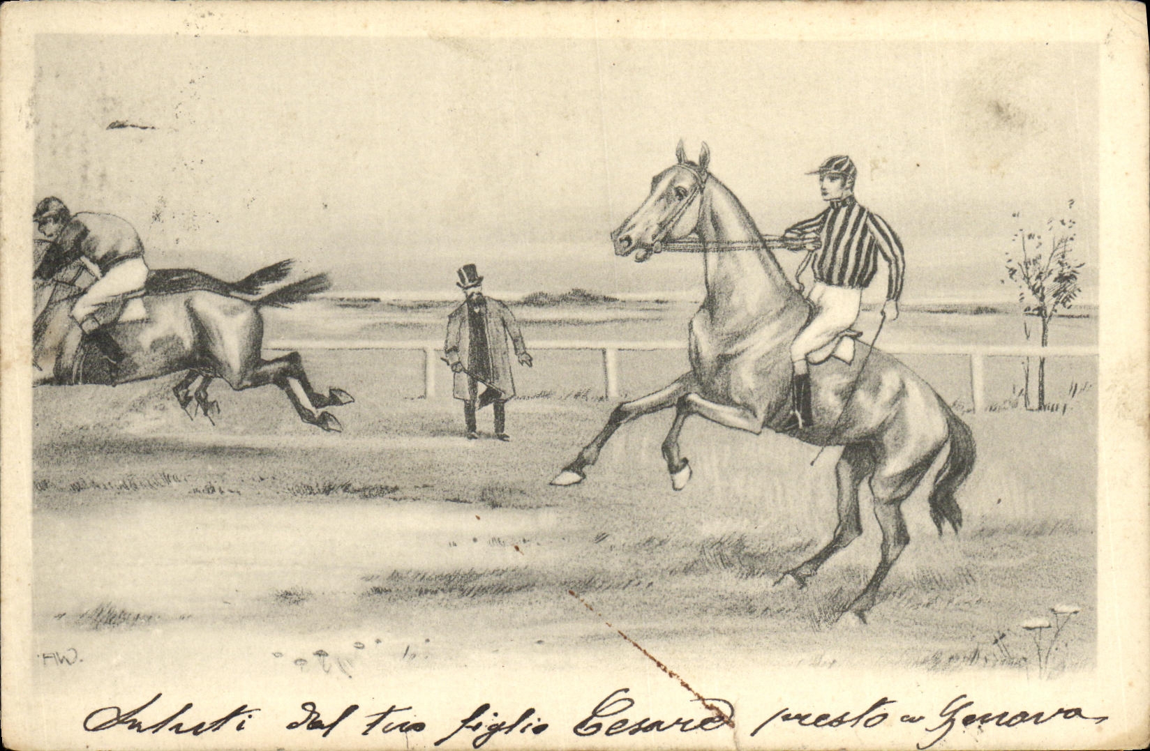 CPA Sport hippisme Cheval 