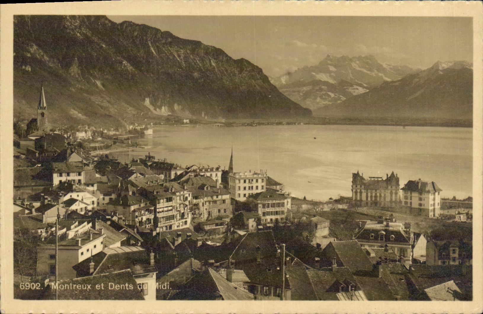 CPA Montreux et Dents de Midi