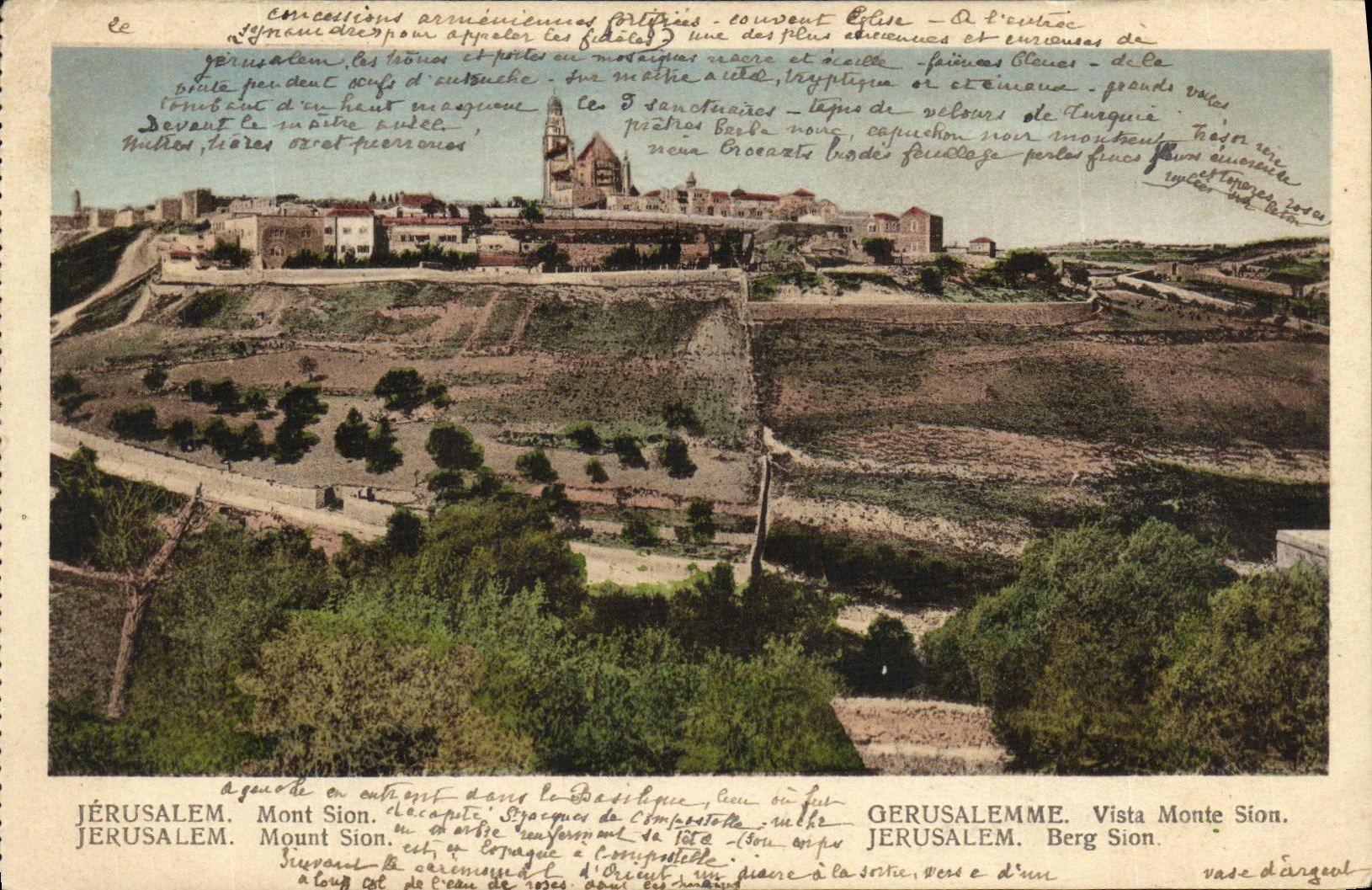 CPA Jerusalem Mount Sion