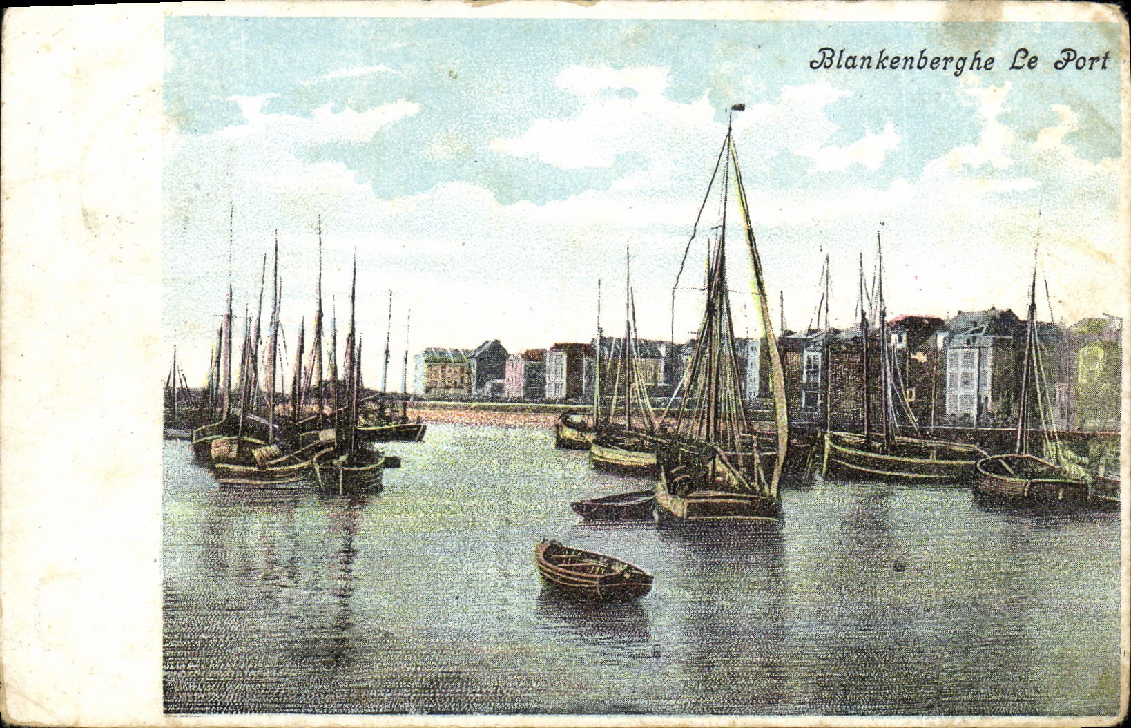 CPA Blankenberghe Le Port Bateaux