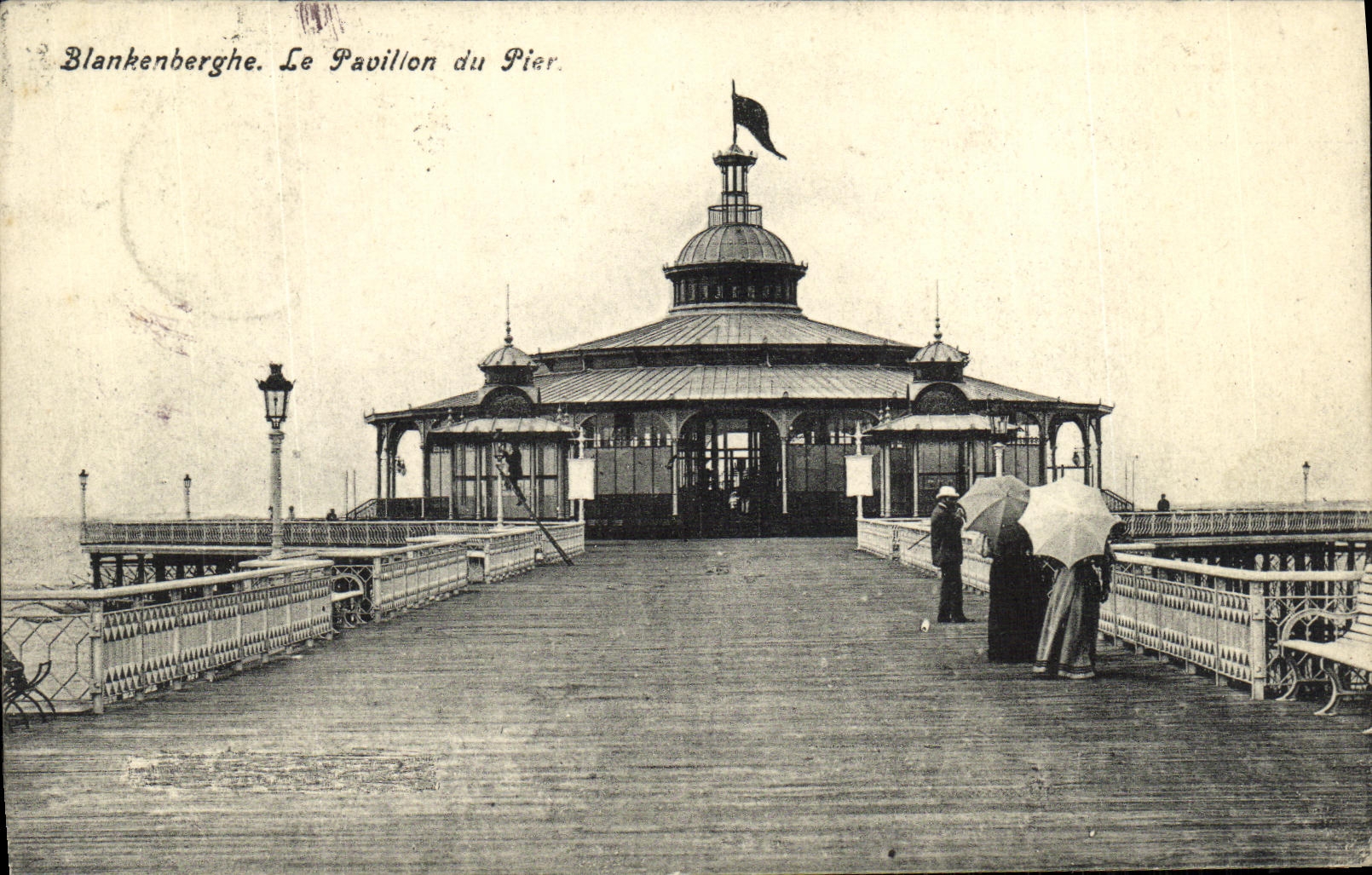 CPA Blankenberghe Le Pavillon du Pier