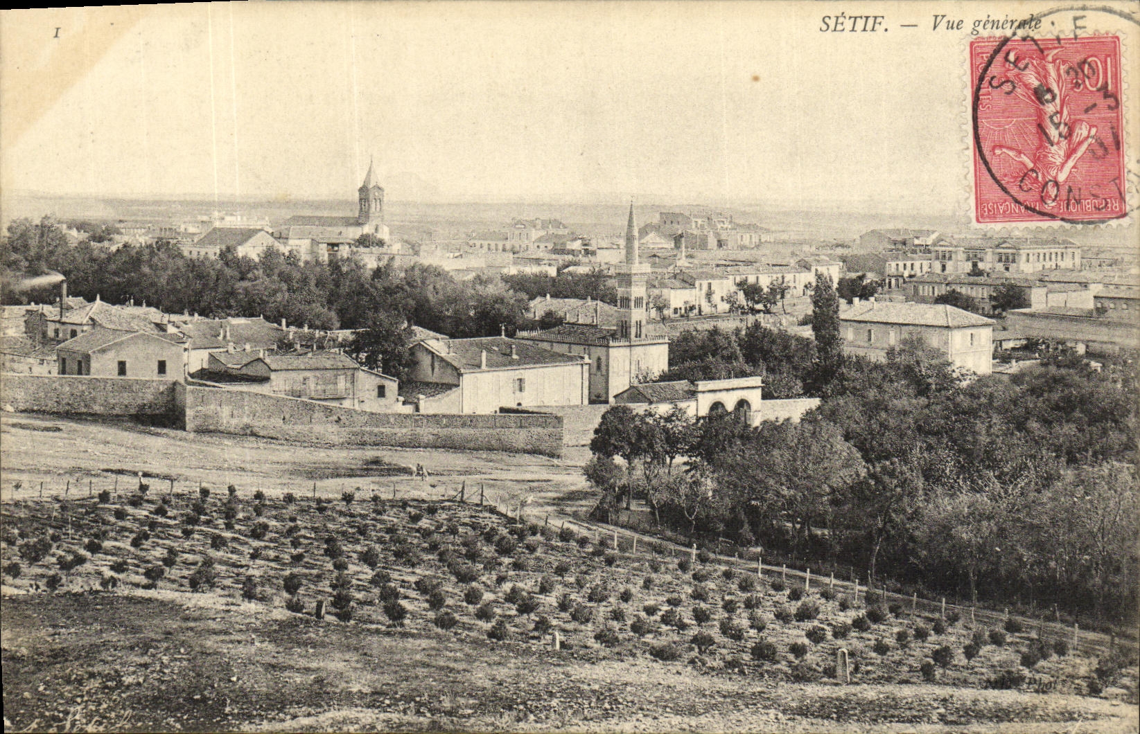 CPA Setif Vue Generale