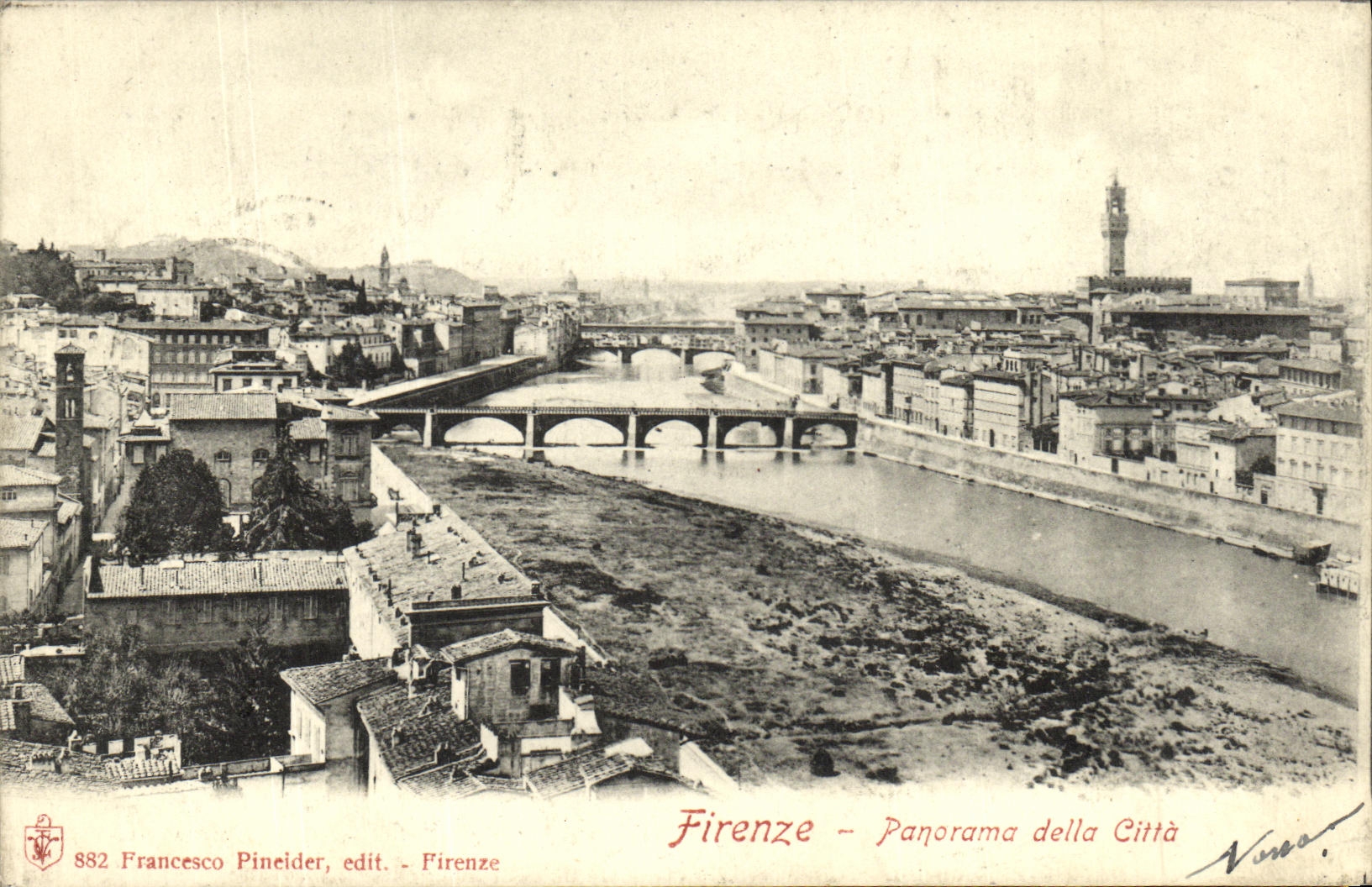 CPA Firenze Panorama della Citta