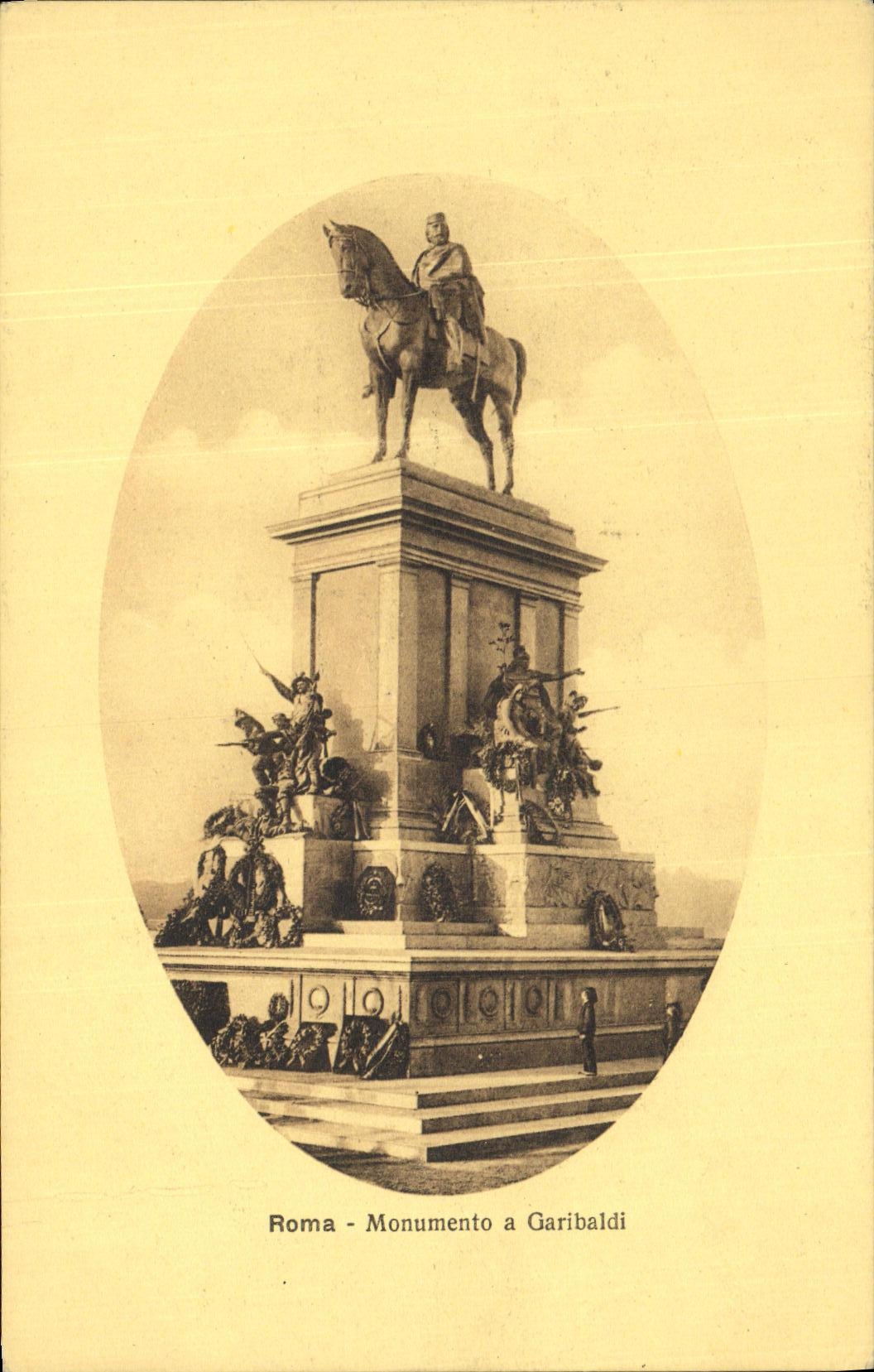CPA Roma Monumento a Garibaldi