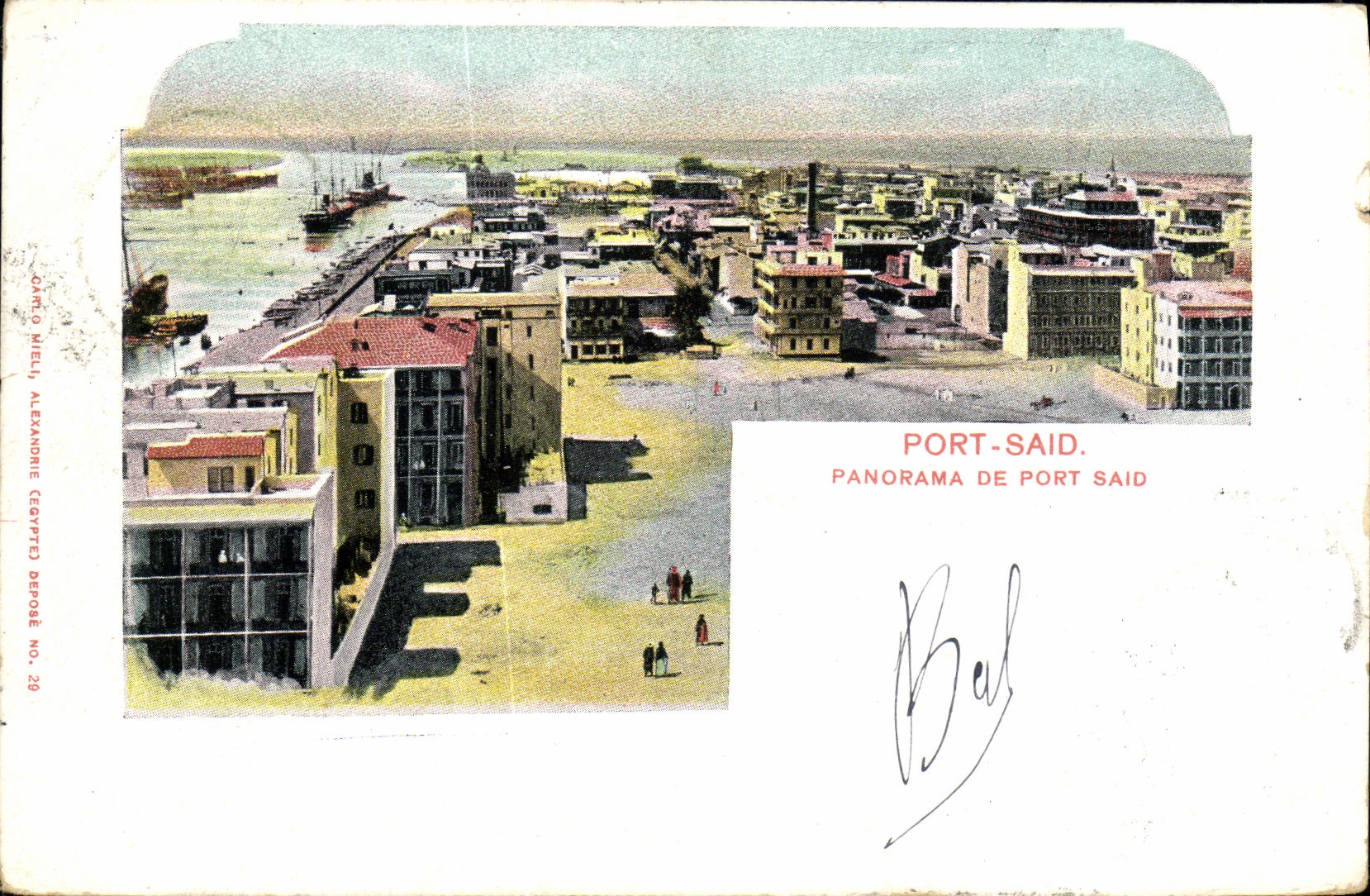 CPA Port Said Panorama De Port Said Egypte