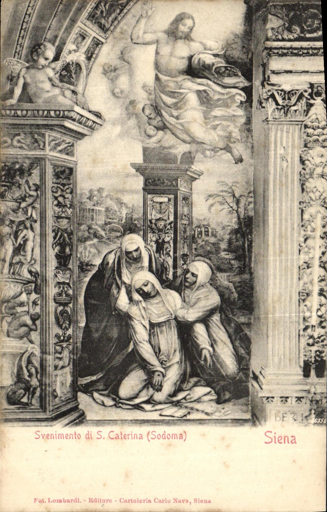 CPA Siena Svenimento di S Caterina Sodoma