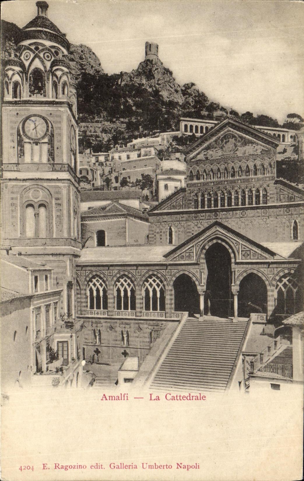 POSTAL Amalfi Cattedrale de la VENDIMIA