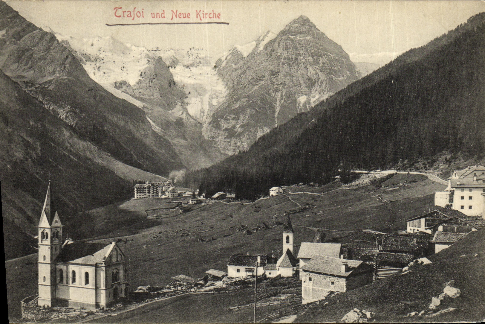 CPA Trafoi und Neue Kirche