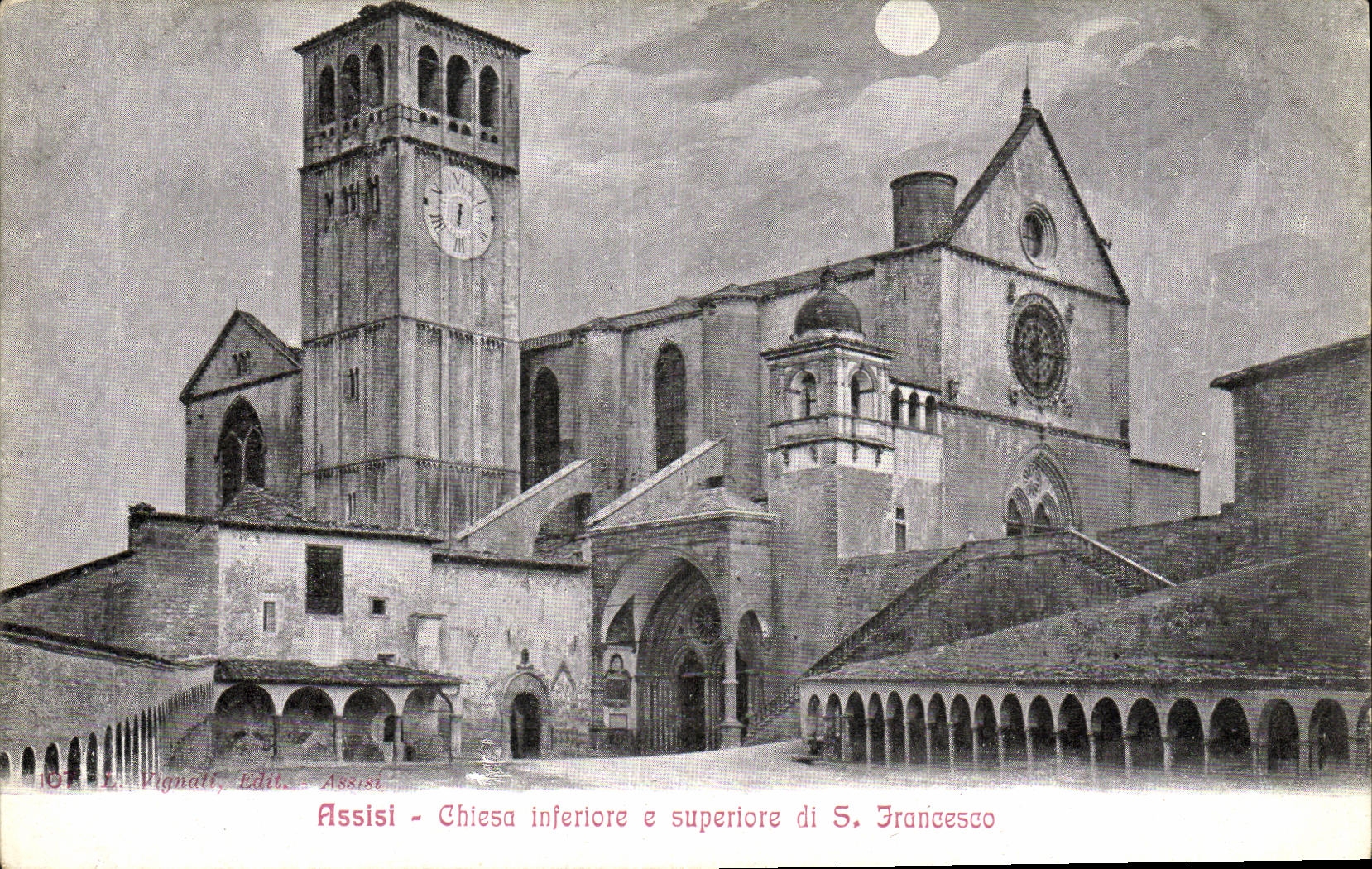 POSTAL Assisi Chiesa Interiore E Superiore di S Francisco de la VENDIMIA