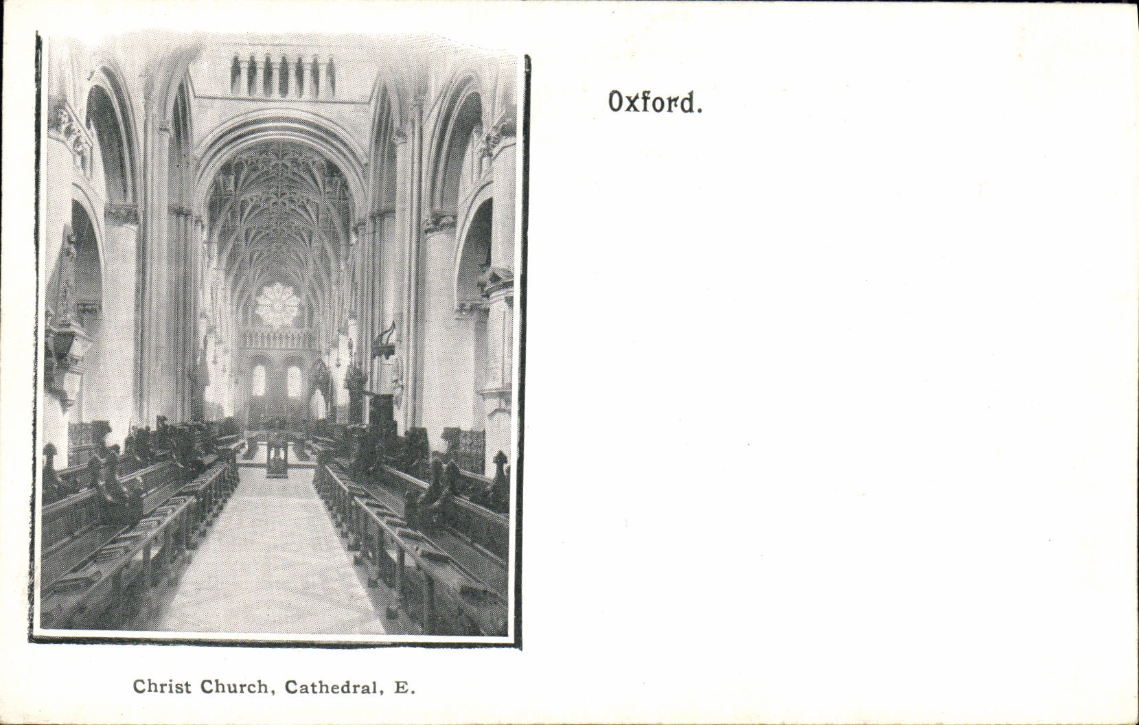 CPA Oxford Christ Church Cathedral
