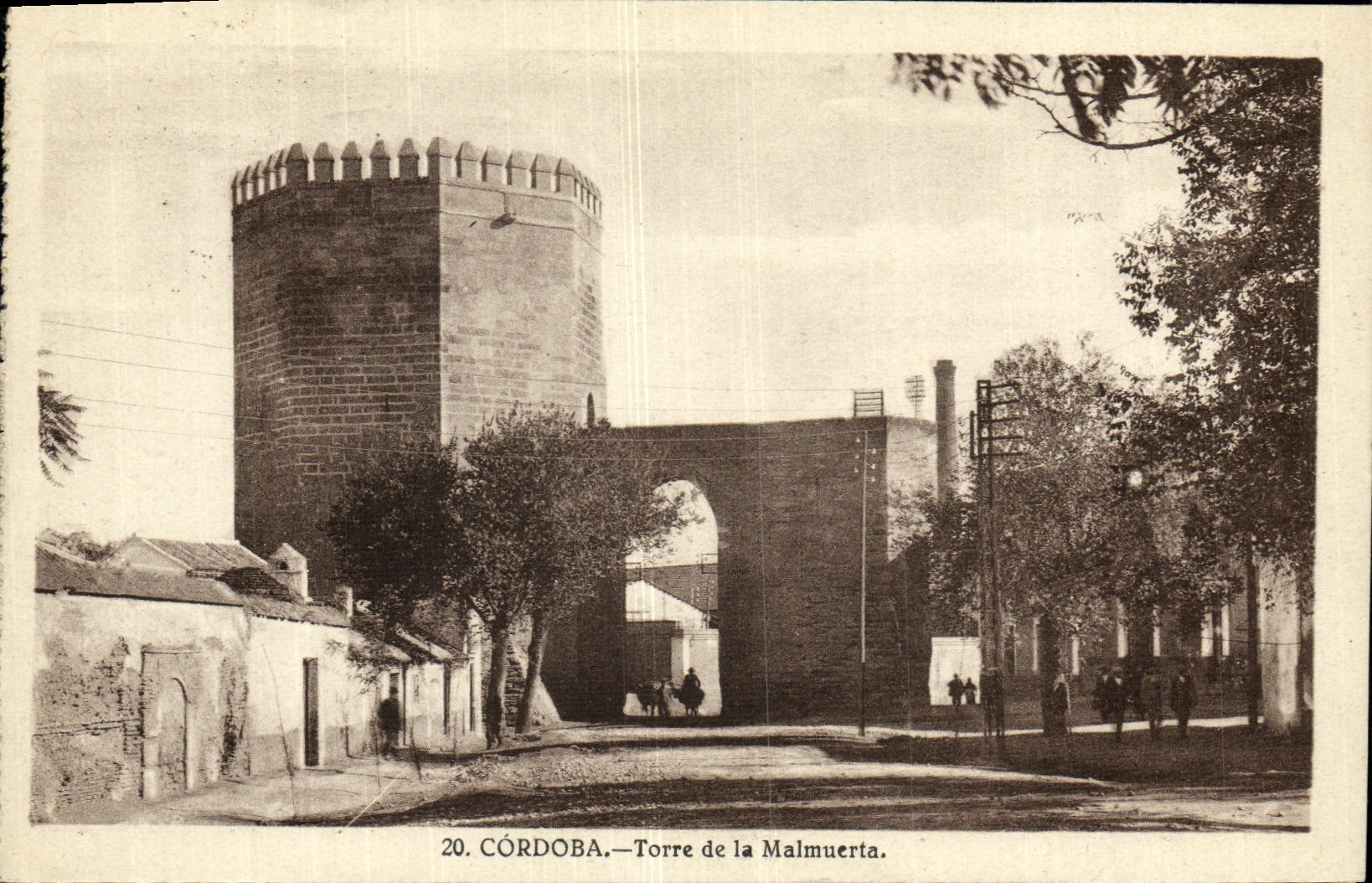 POSTAL Cordoba Torre de la VENDIMIA de Malmuerta
