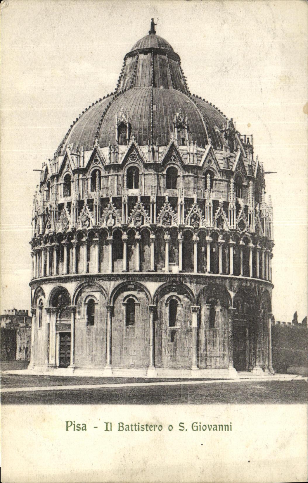 CPA Pisa Battistero o S Giovanni
