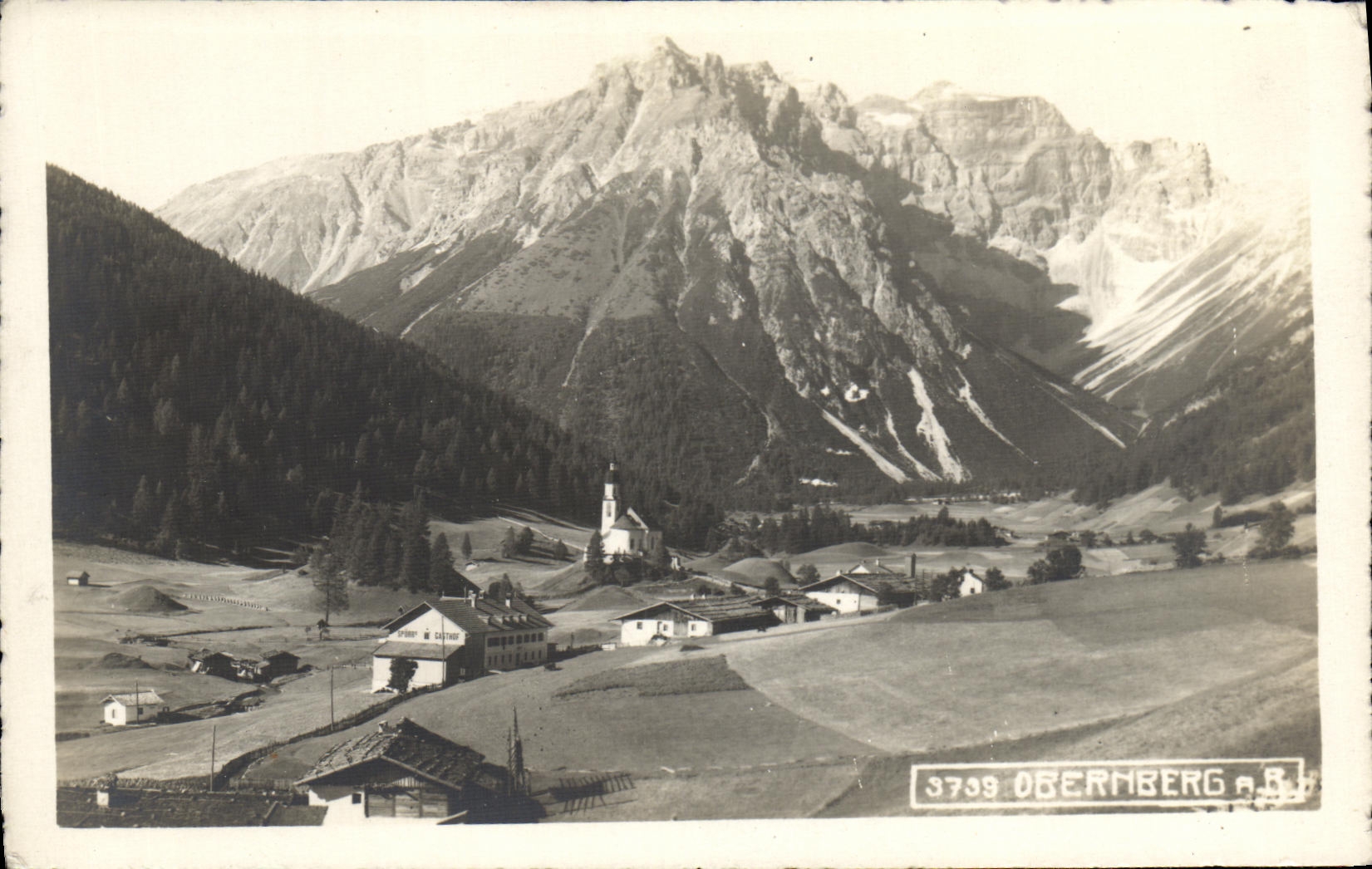 VINTAGE POSTCARD Obermberg