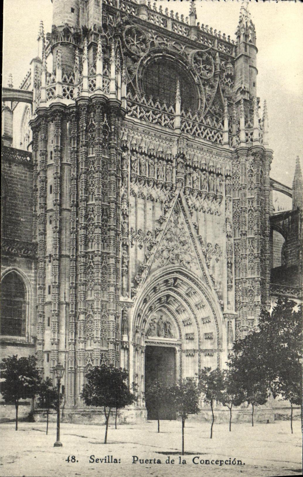 VINTAGE POSTCARD Sevilla Puerta of Concepcion
