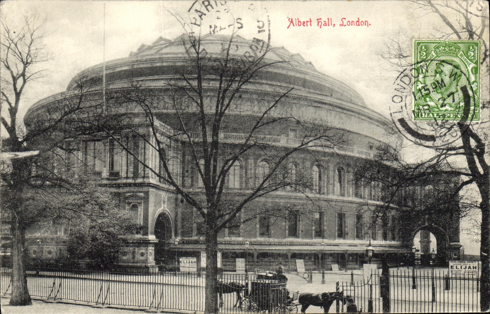 CPA Albert Hall London