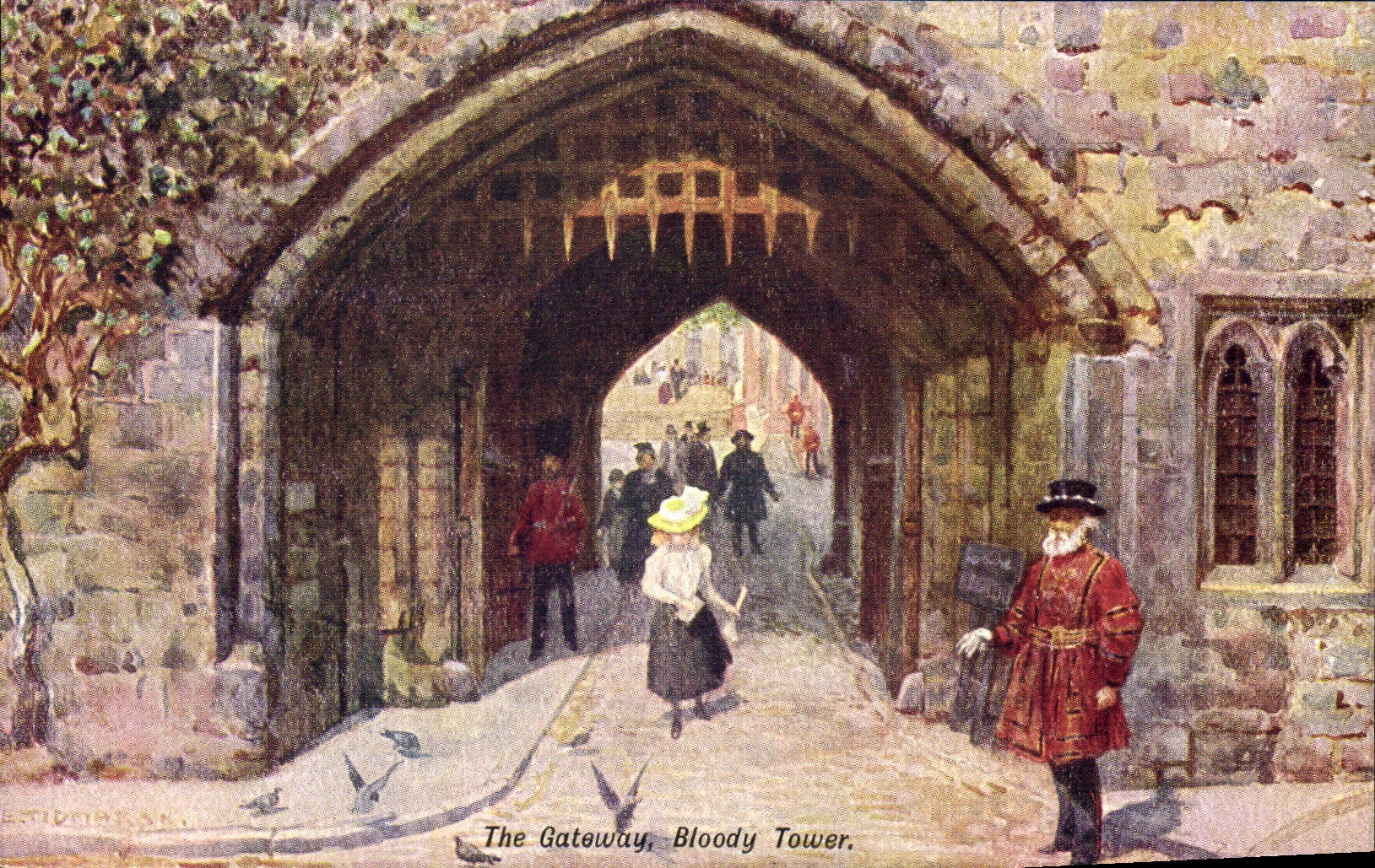 CPA The Gateway Bloody Tower London