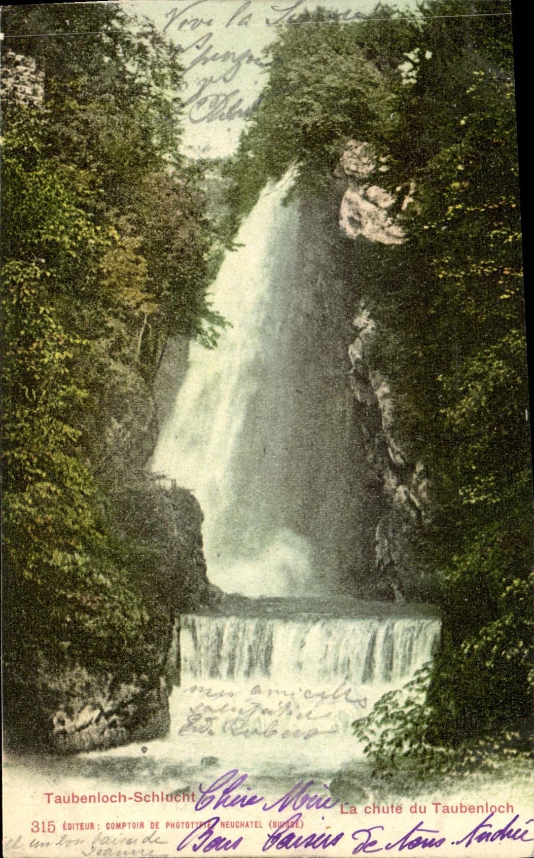 CPA Taubenloch Schlucht