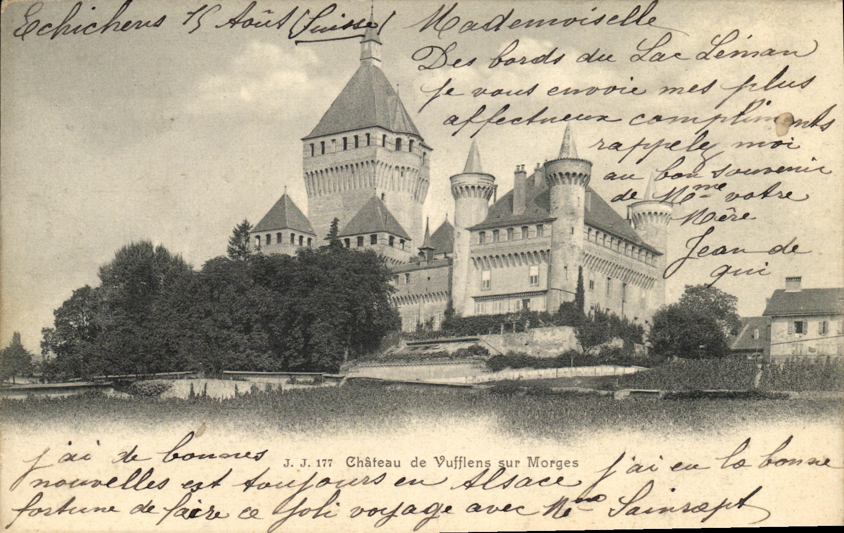 CPA Chateau de Vufflens sur Morges