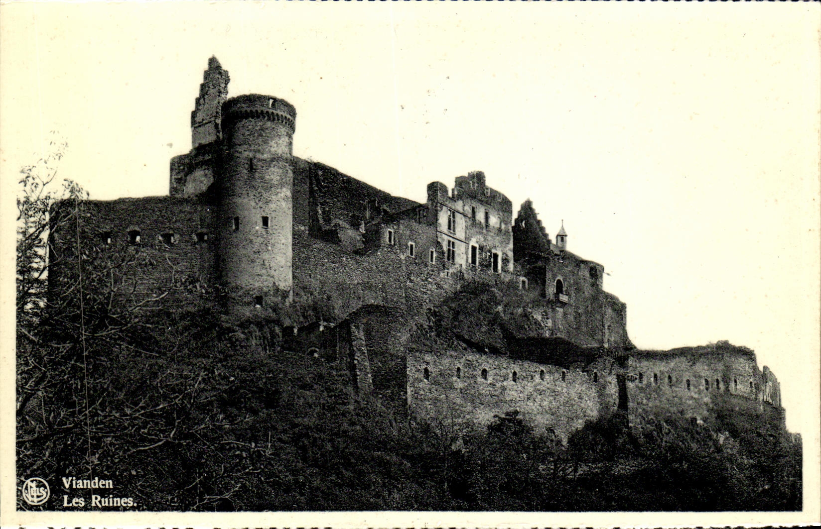 CPA Vianden Les Ruines