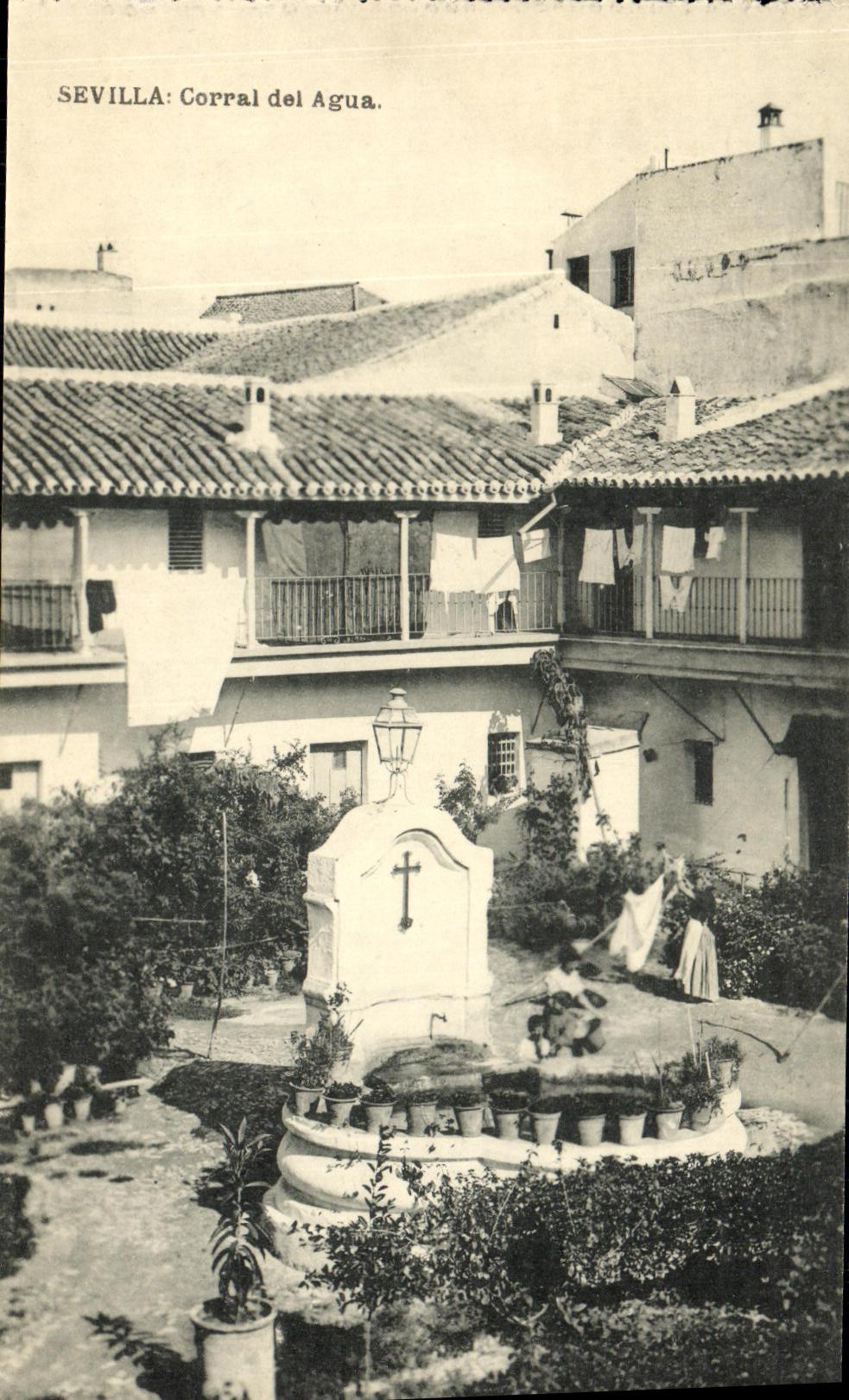 POSTAL Sevilla Corral del Agura de la VENDIMIA