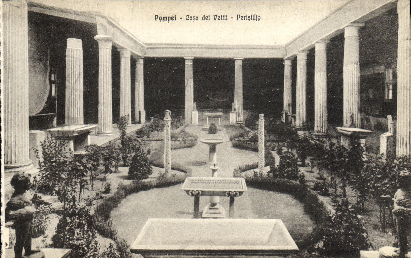 La POSTAL Pompeya de la VENDIMIA puso el det Vetill Perisillo