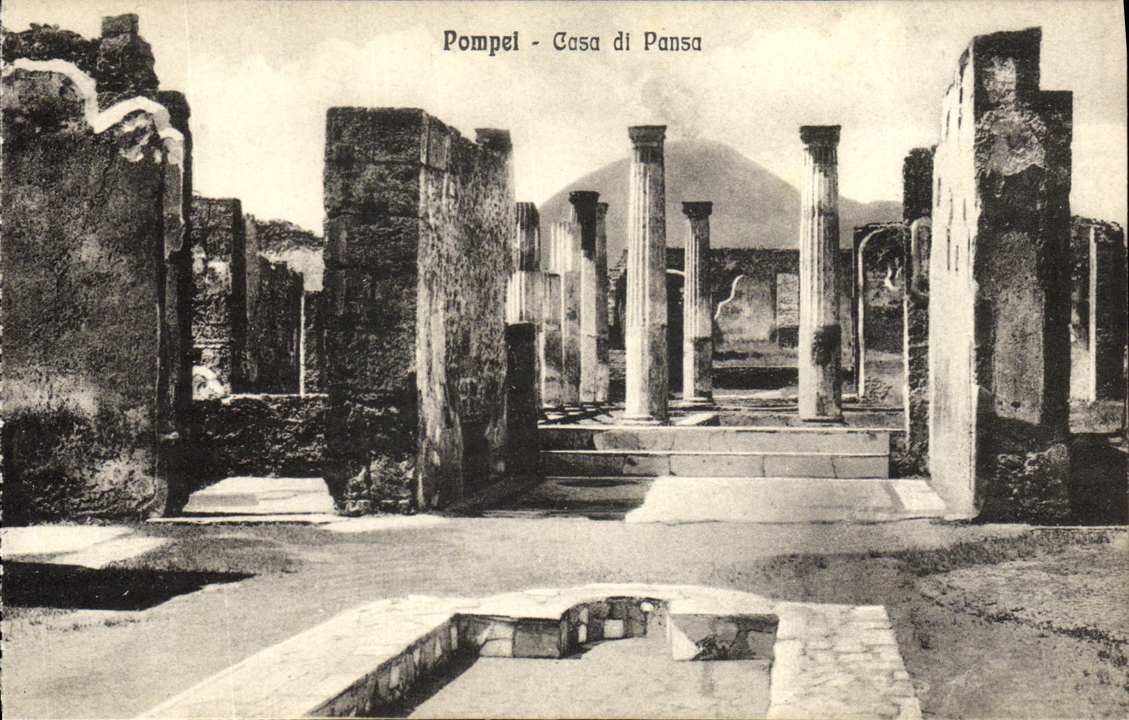 La POSTAL Pompeya de la VENDIMIA puso a di Pansa