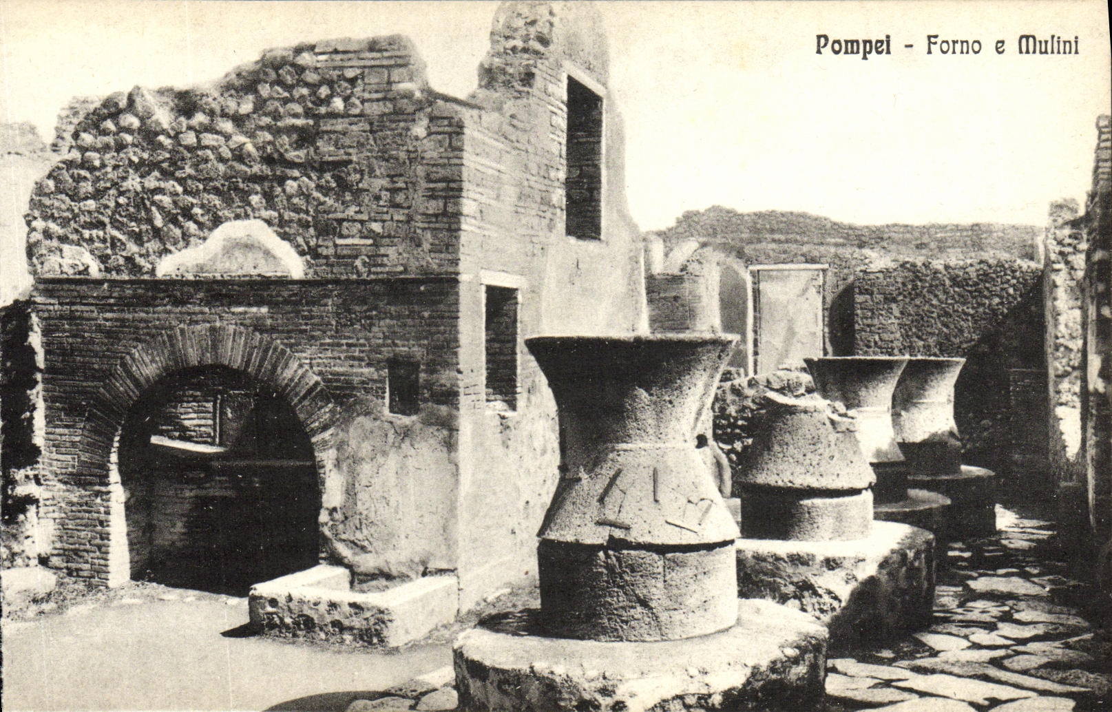 POSTAL Pompeya Forno E Mulini de la VENDIMIA