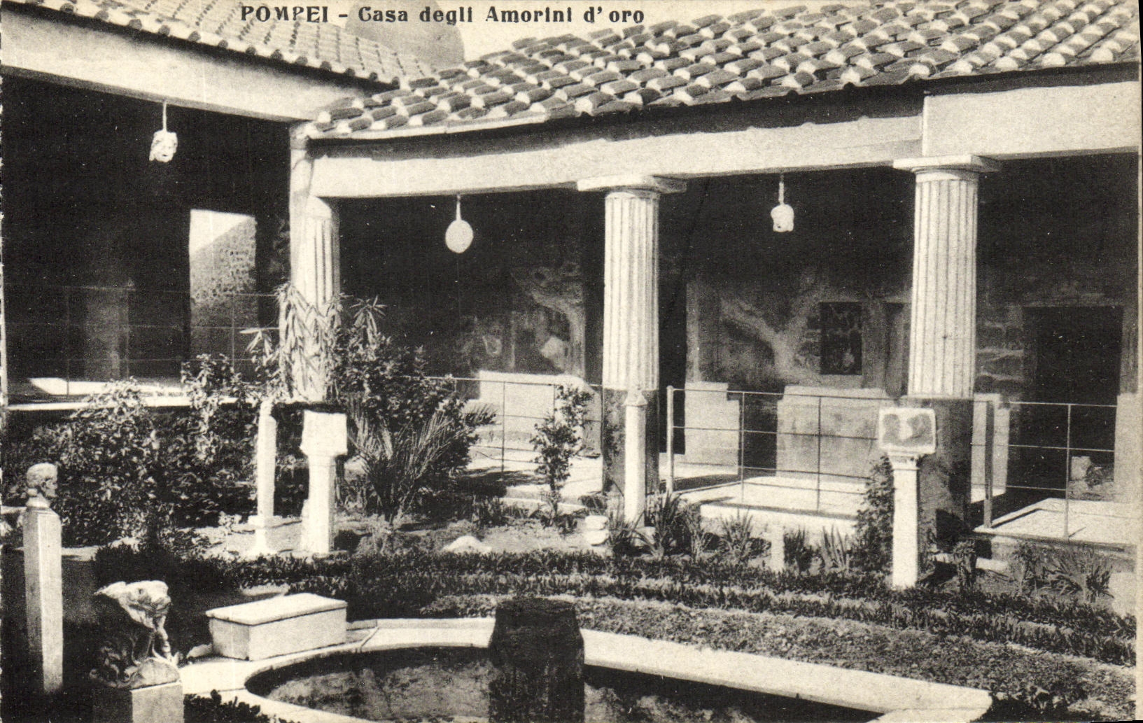 Deall Aronini D Oro de Pompeya Gasa de la POSTAL de la VENDIMIA