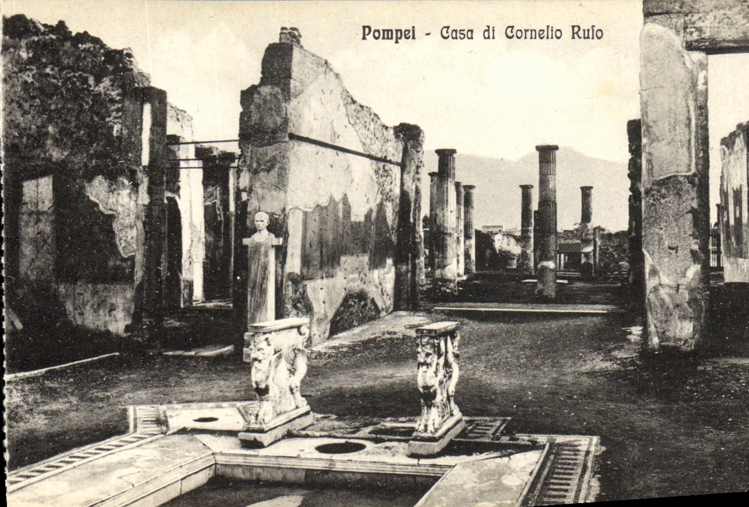 La POSTAL Pompeya de la VENDIMIA puso a di Cornelio Ruio