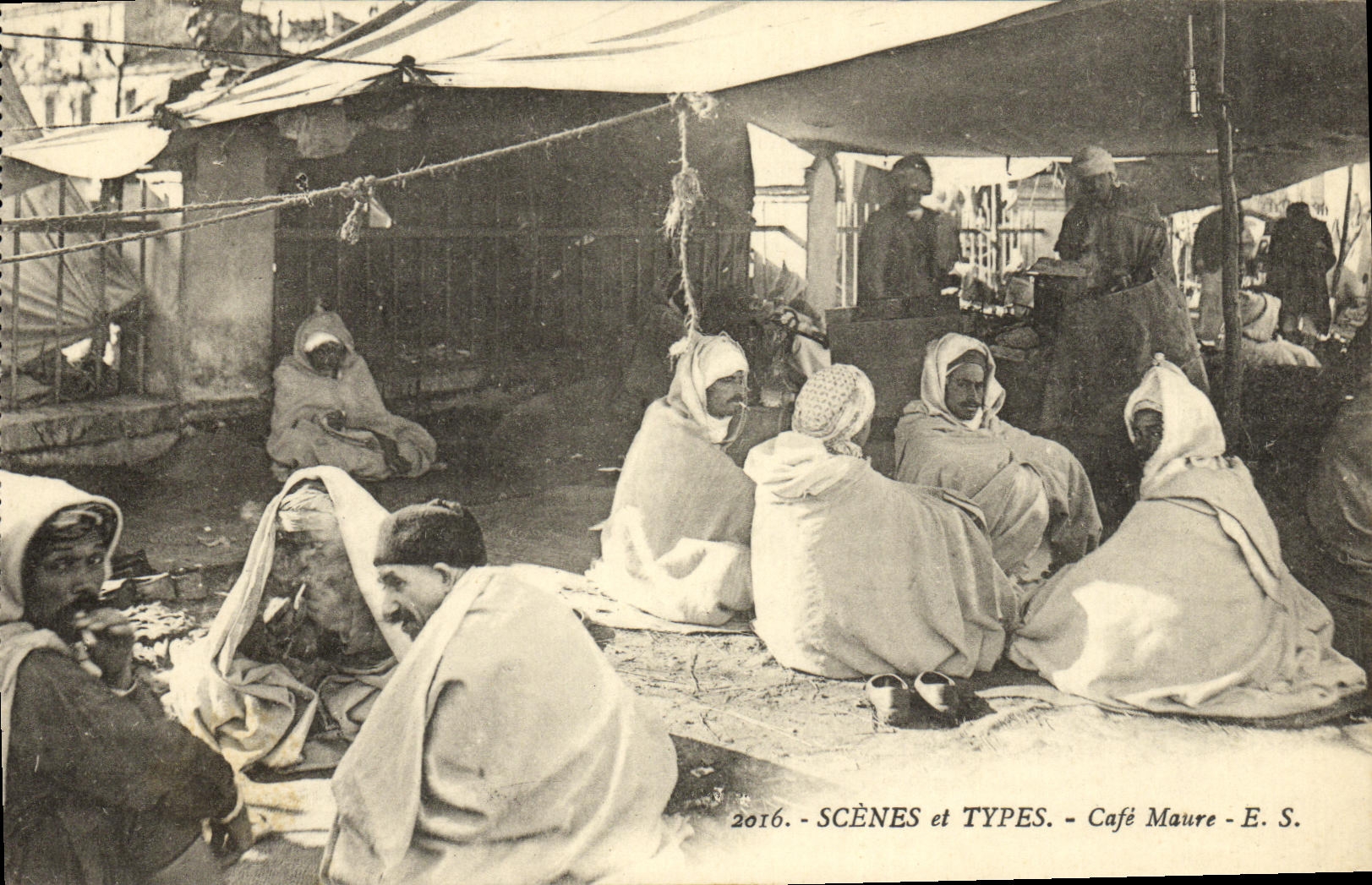 VINTAGE POSTCARD Scenes and Standard Coffee Moor