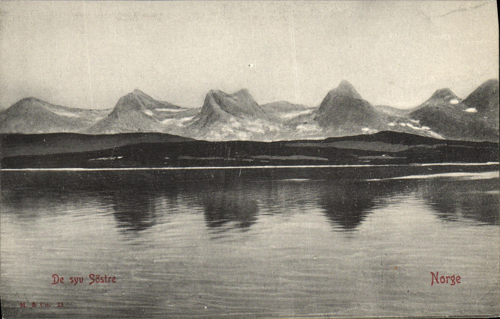 CPA De sye Sostre Norge 