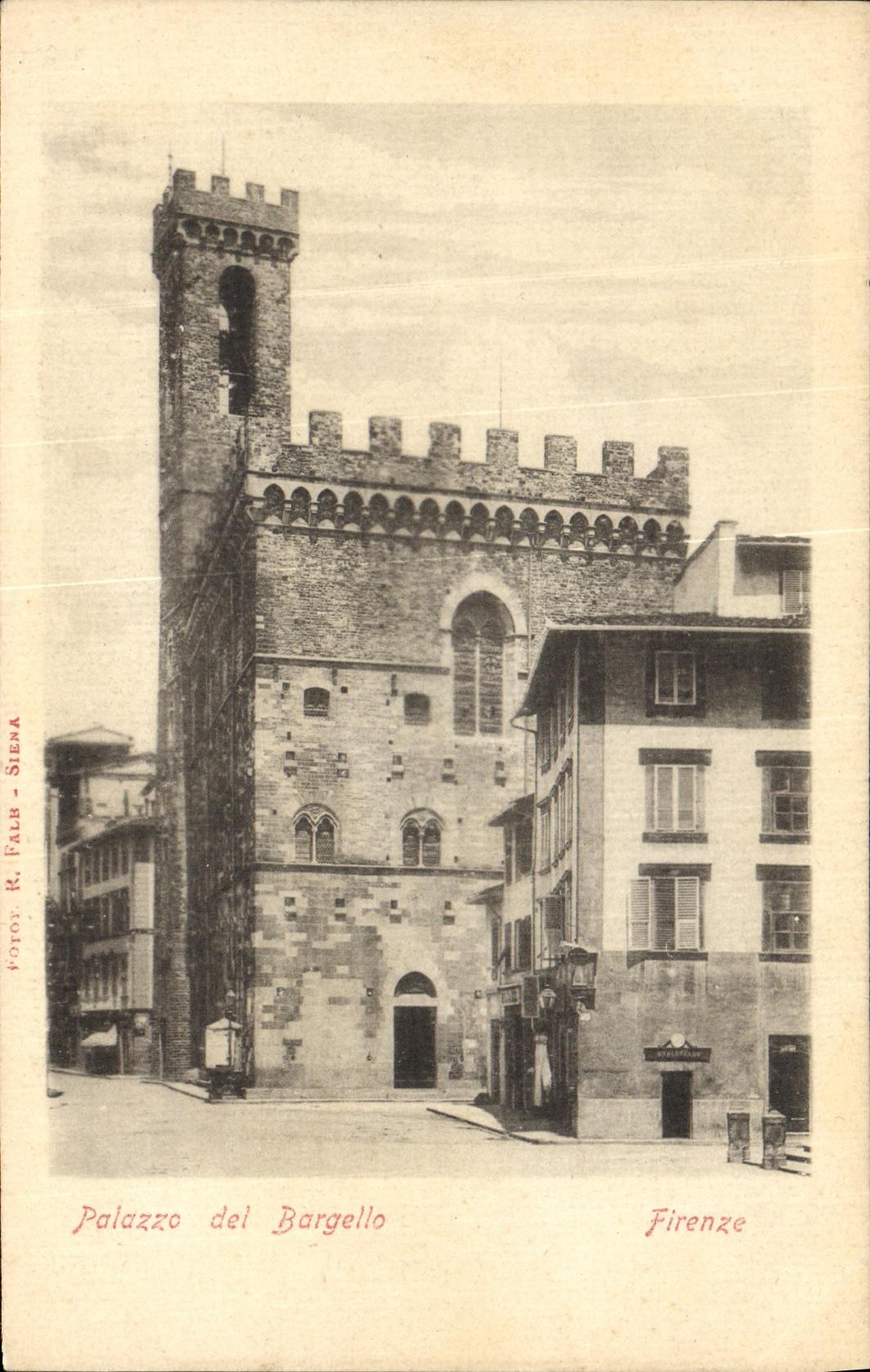 CPA Palazzo del Bargello Firenze 