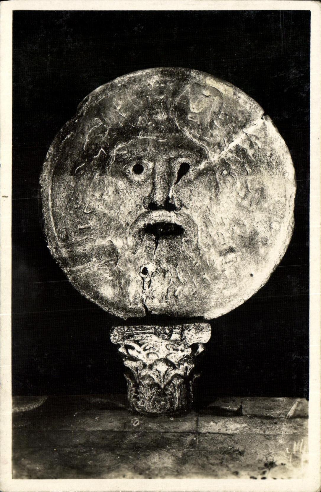 CPA Roma ll Mascherone della Bocca della Verita