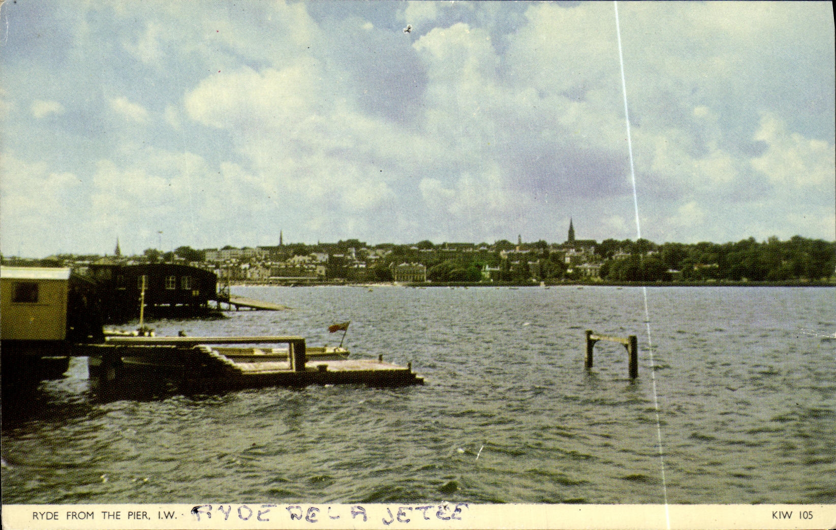 VINTAGE POSTCARD Ryde From The Pier