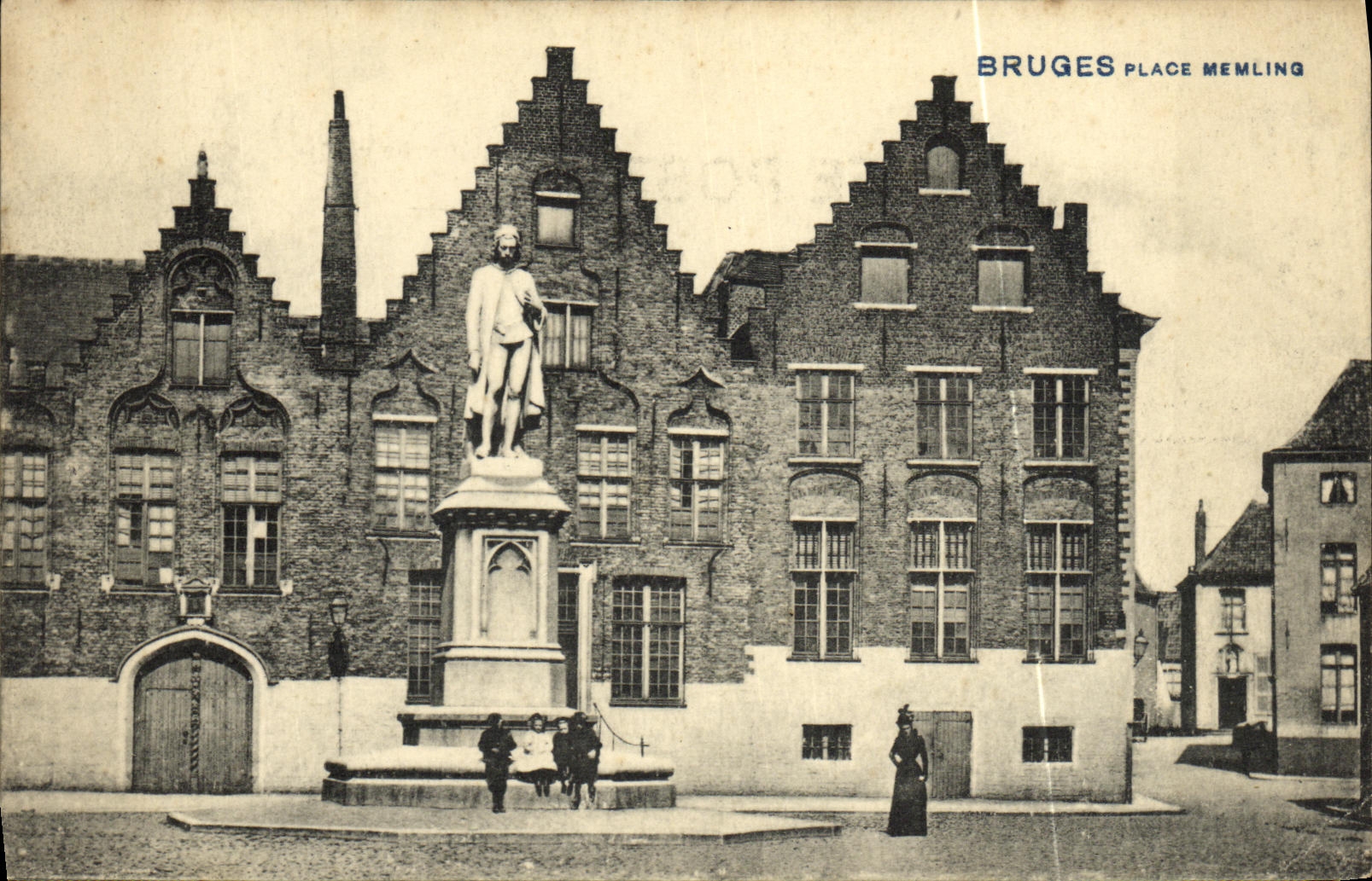 VINTAGE POSTCARD Bruges Places Memling