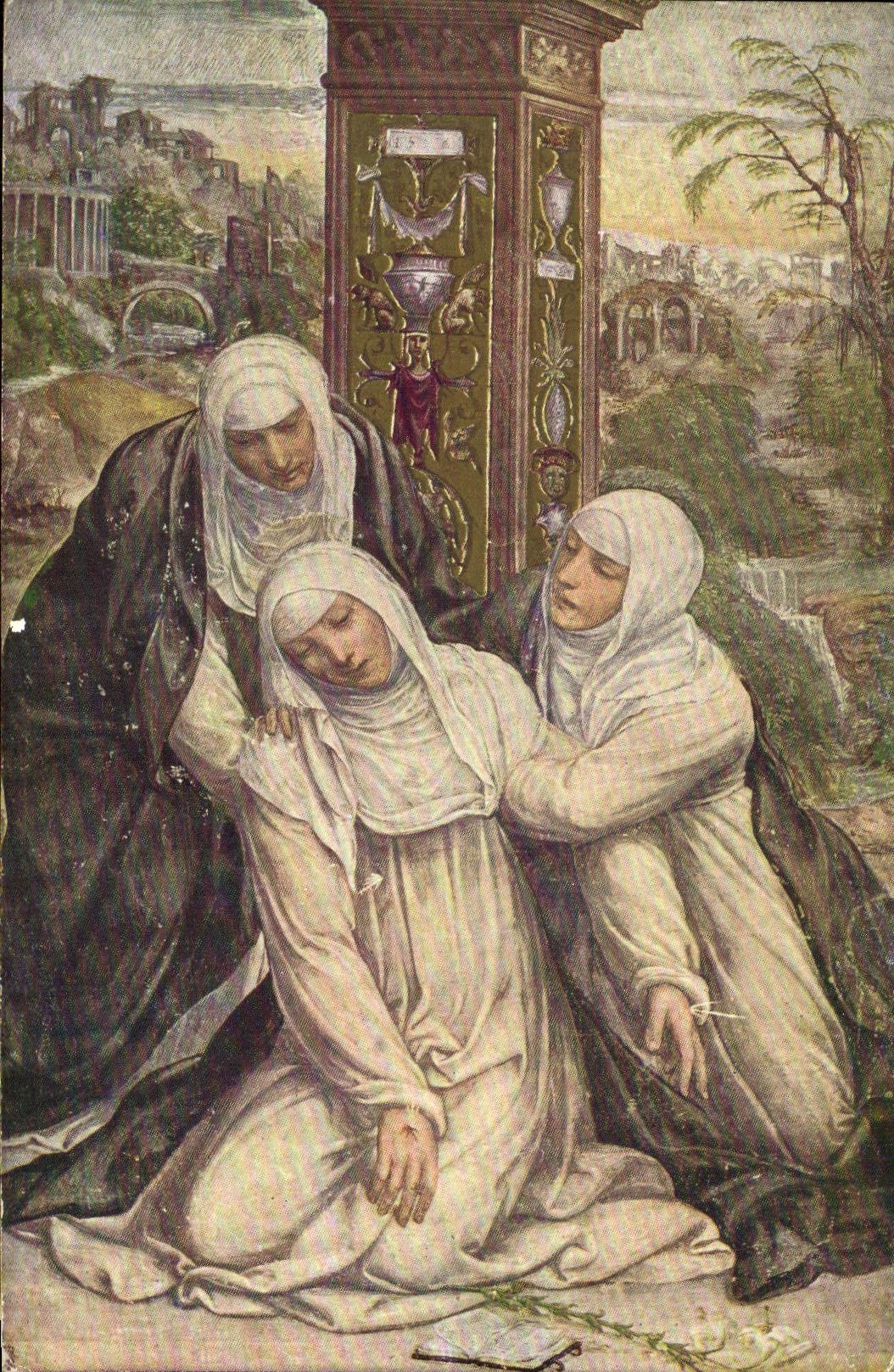 POSTAL Siena Chiesa di S Domingo Sodoma de la VENDIMIA