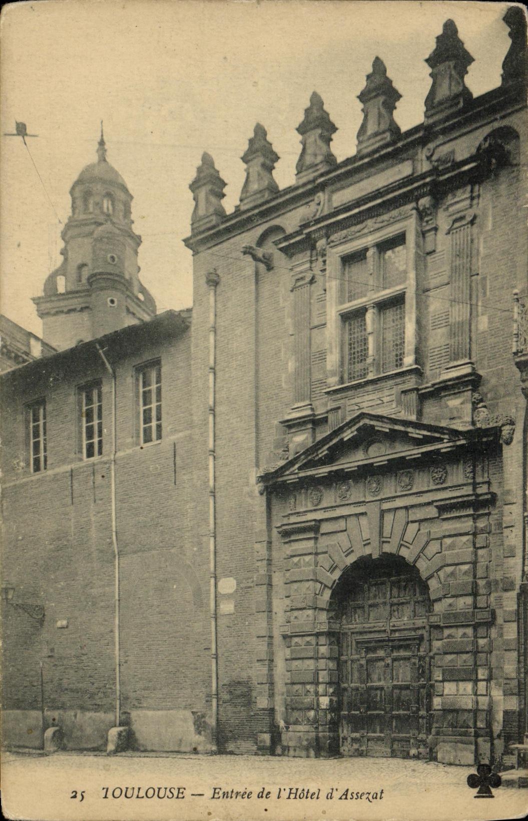 La POSTAL Toulouse de la VENDIMIA entro de L hotel D Assezat