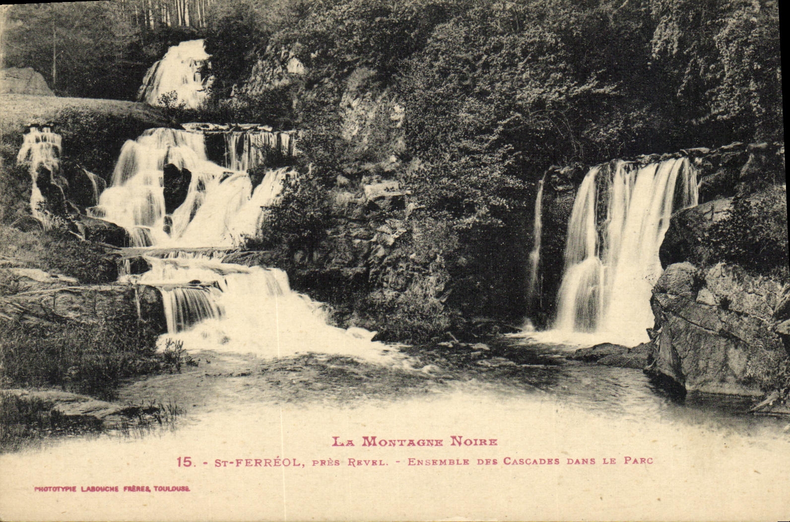 VINTAGE POSTCARD St Ironwood Prus Revel Together Of the Cascades In the Park