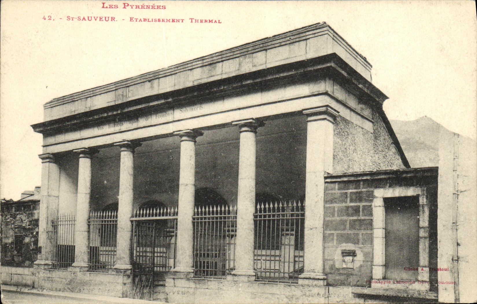 Establecimiento hidropatico del ahorrador del St de la POSTAL de la VENDIMIA