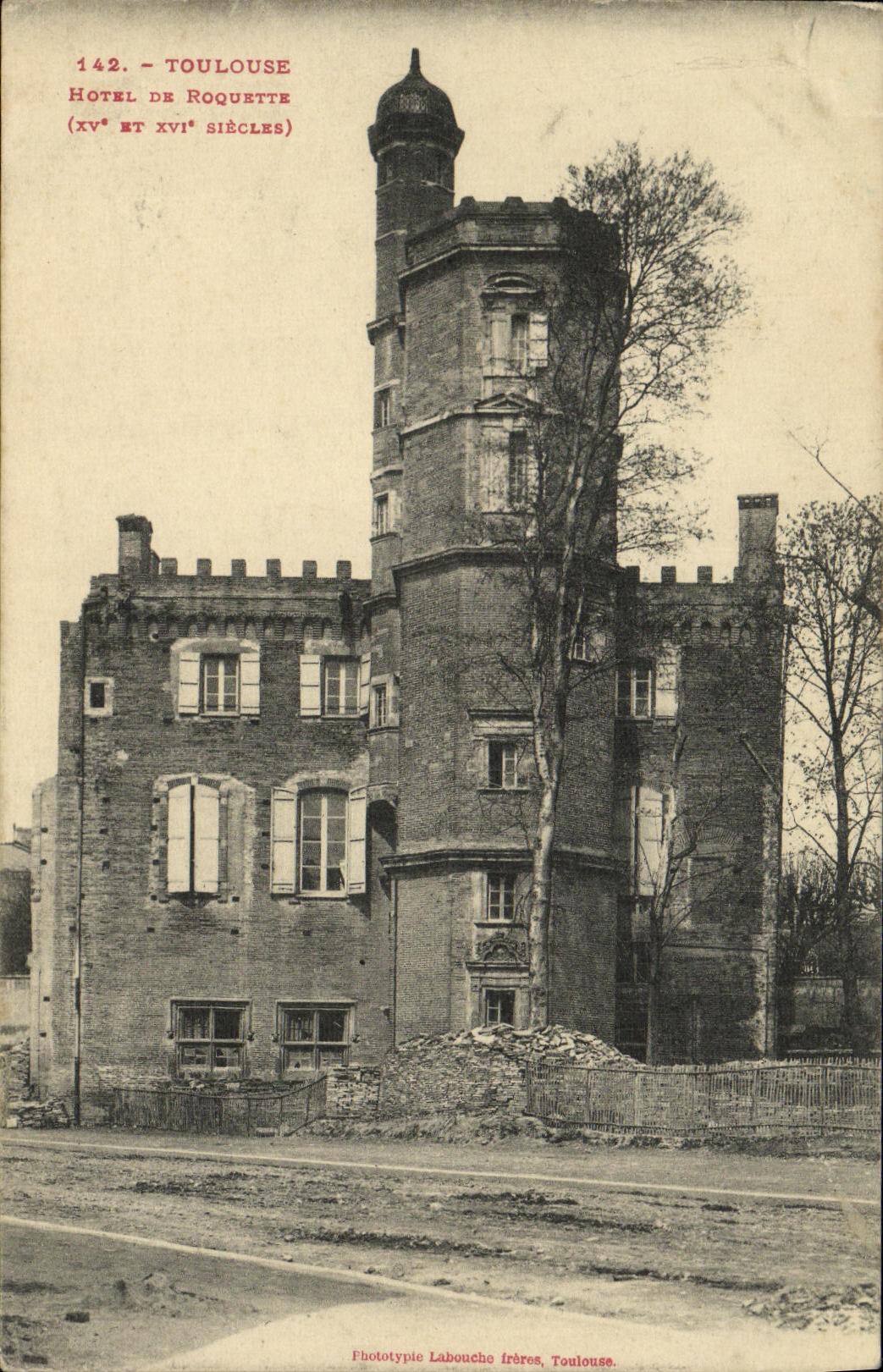 Hotel de Toulouse de la POSTAL de la VENDIMIA de Rocket
