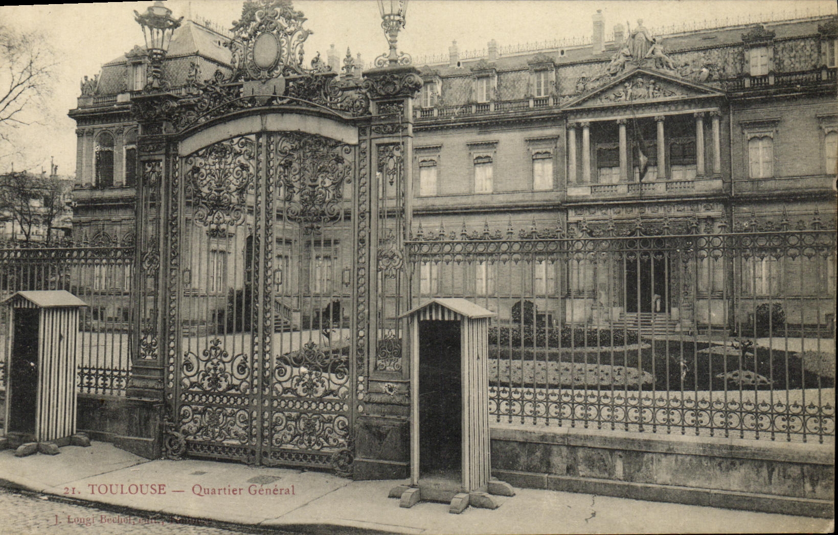 Jefatura general de Toulouse de la POSTAL de la VENDIMIA