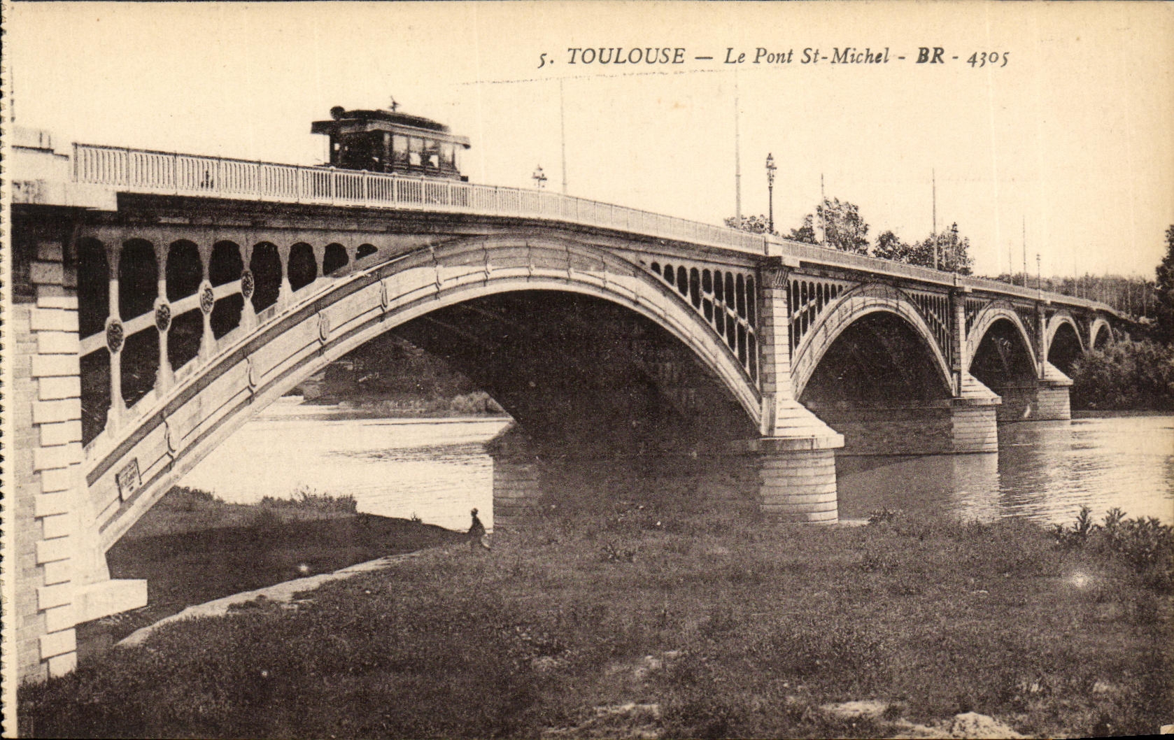 POSTAL Toulouse de la VENDIMIA el St Miguel del puente