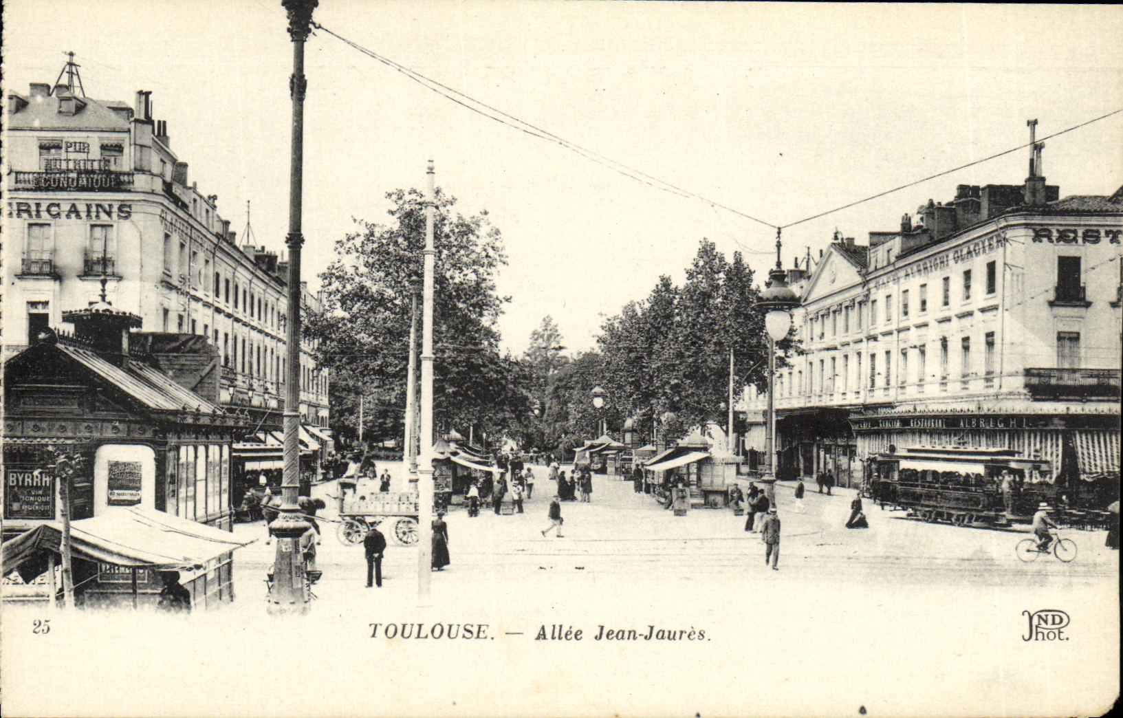 POSTAL Jean ido Toulouse Jaures de la VENDIMIA